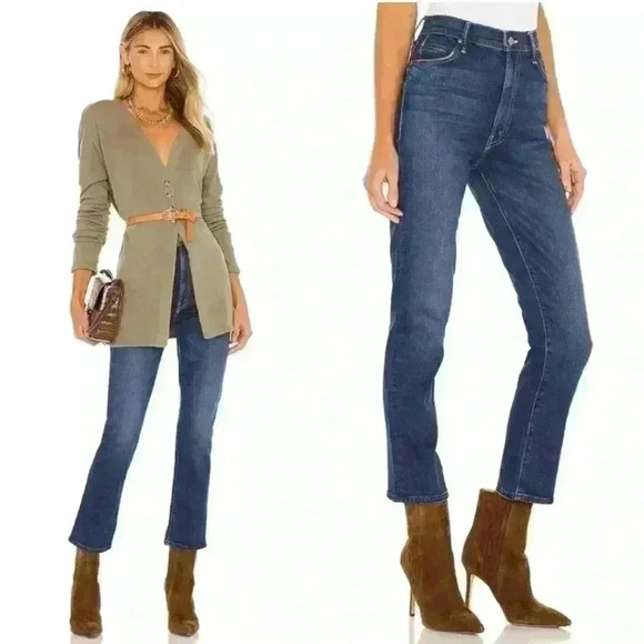 Mother Denim Swooner Rascal Slim Jeans Until Next Time Classic Wash Size 27 - Picture 1 of 11